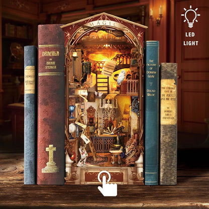 The Magic World Wooden DIY Book Nook Kit