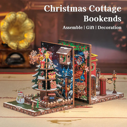 Christmas Cottage DIY Book Nook Kit