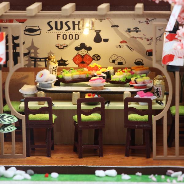 Cutebee Gibbon Sushi DIY Dollhouse Kit