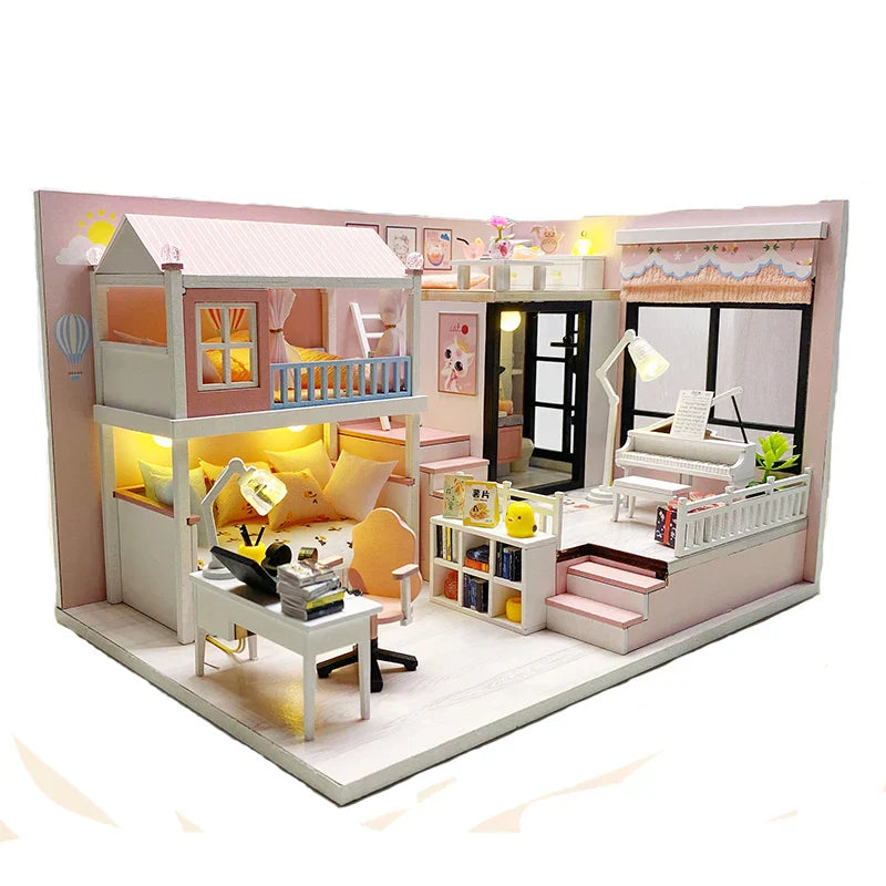 Modern Loft V2 DIY DollHouse Kit