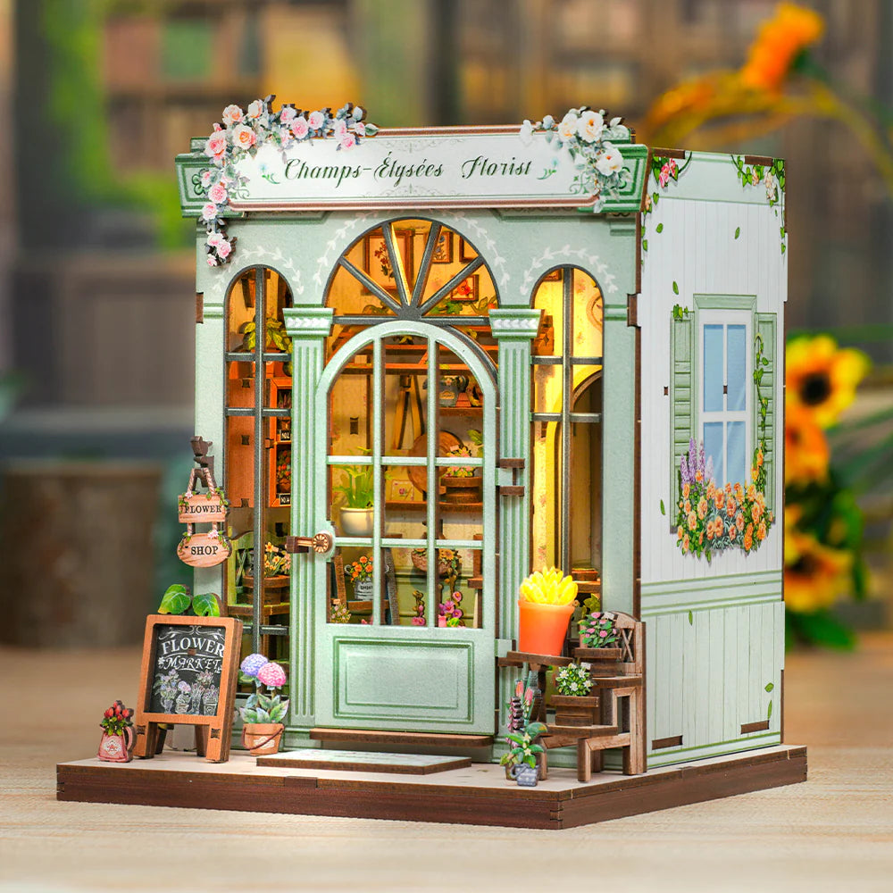 CUTEBEE Champs-Élysées Florist DIY Book Nook Kit