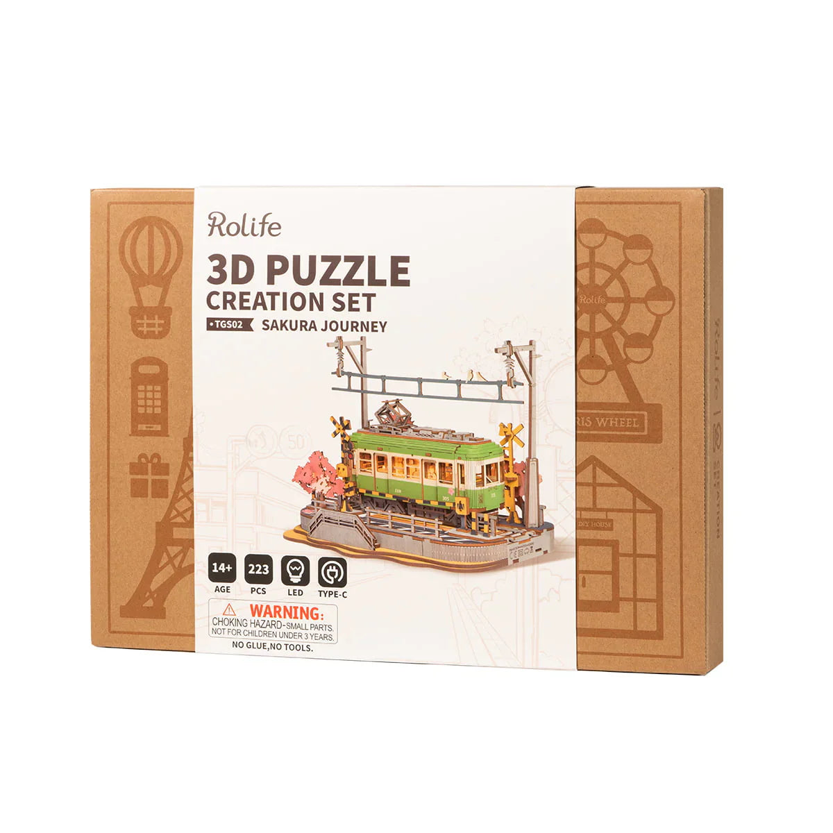 Rolife Sakura Journey 3D Wooden Puzzle