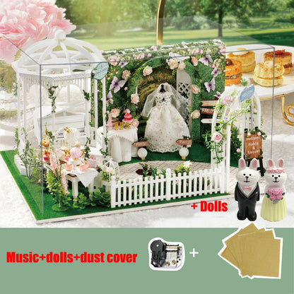 Country Wedding DIY Miniature Dollhouse Kit