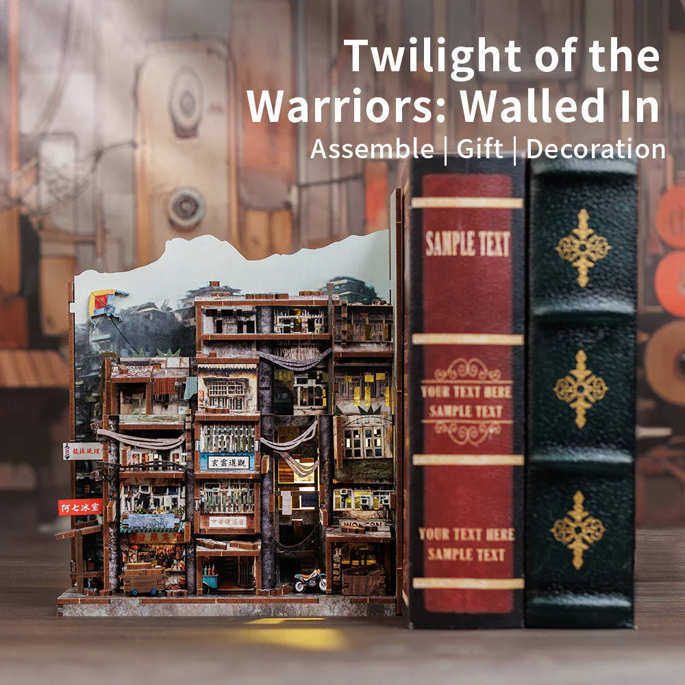 CUTEBEE Twilight of the Warriors: Walled In DIY Book Nook Kit