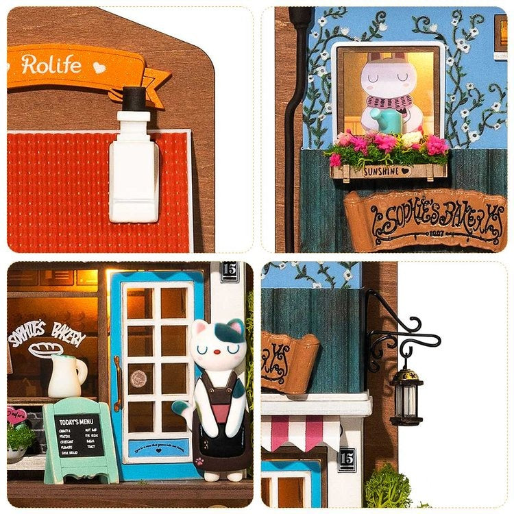 Rolife DS019 Aroma Toast Lab DIY Wall Hanging - Mycutebee