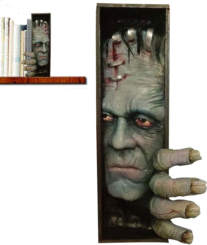 Frankenstein Resin Sculpture Bookshelf Insert