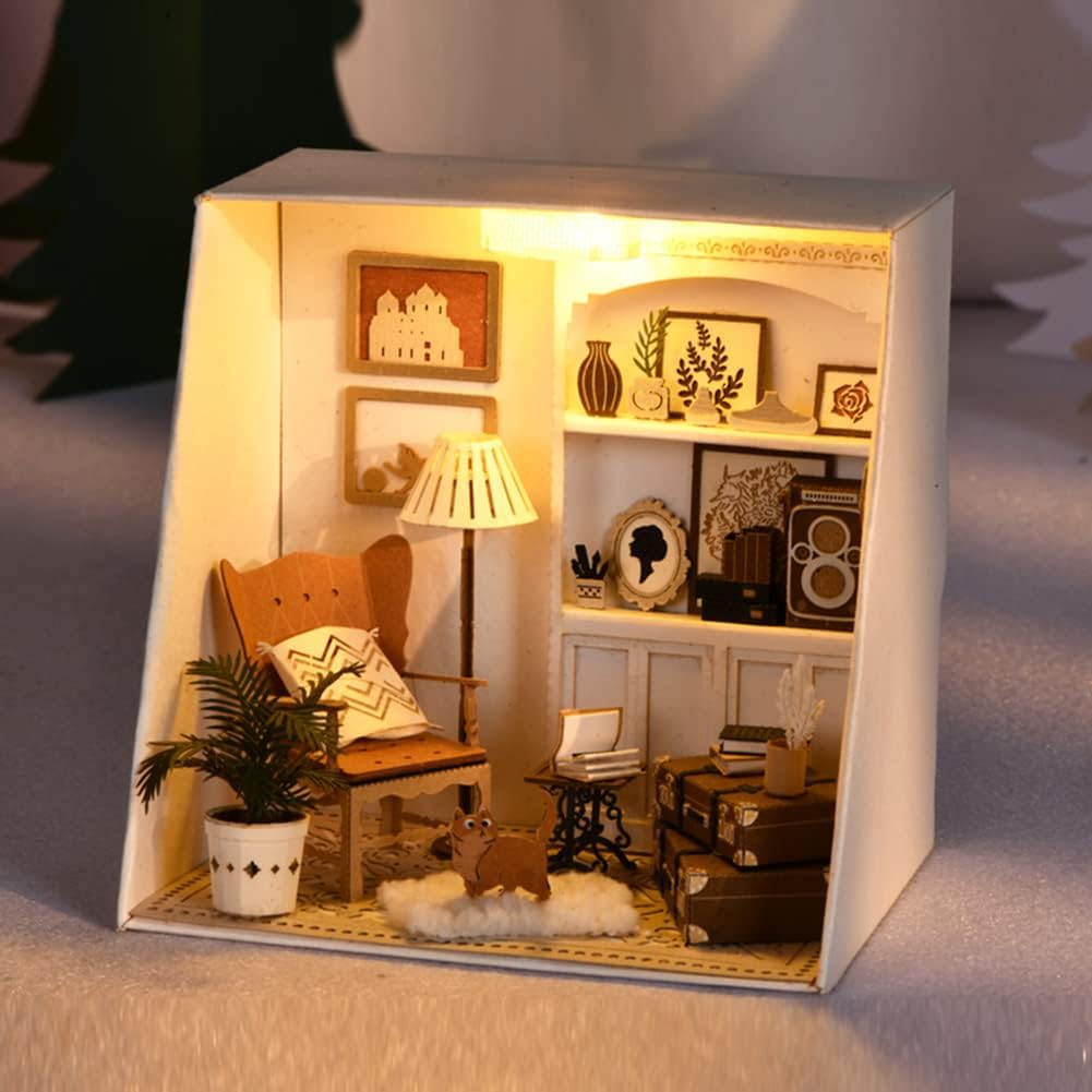 Paper Mini Life DIY Room Dollhouse Kit