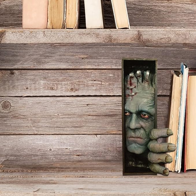 Frankenstein Resin Sculpture Bookshelf Insert