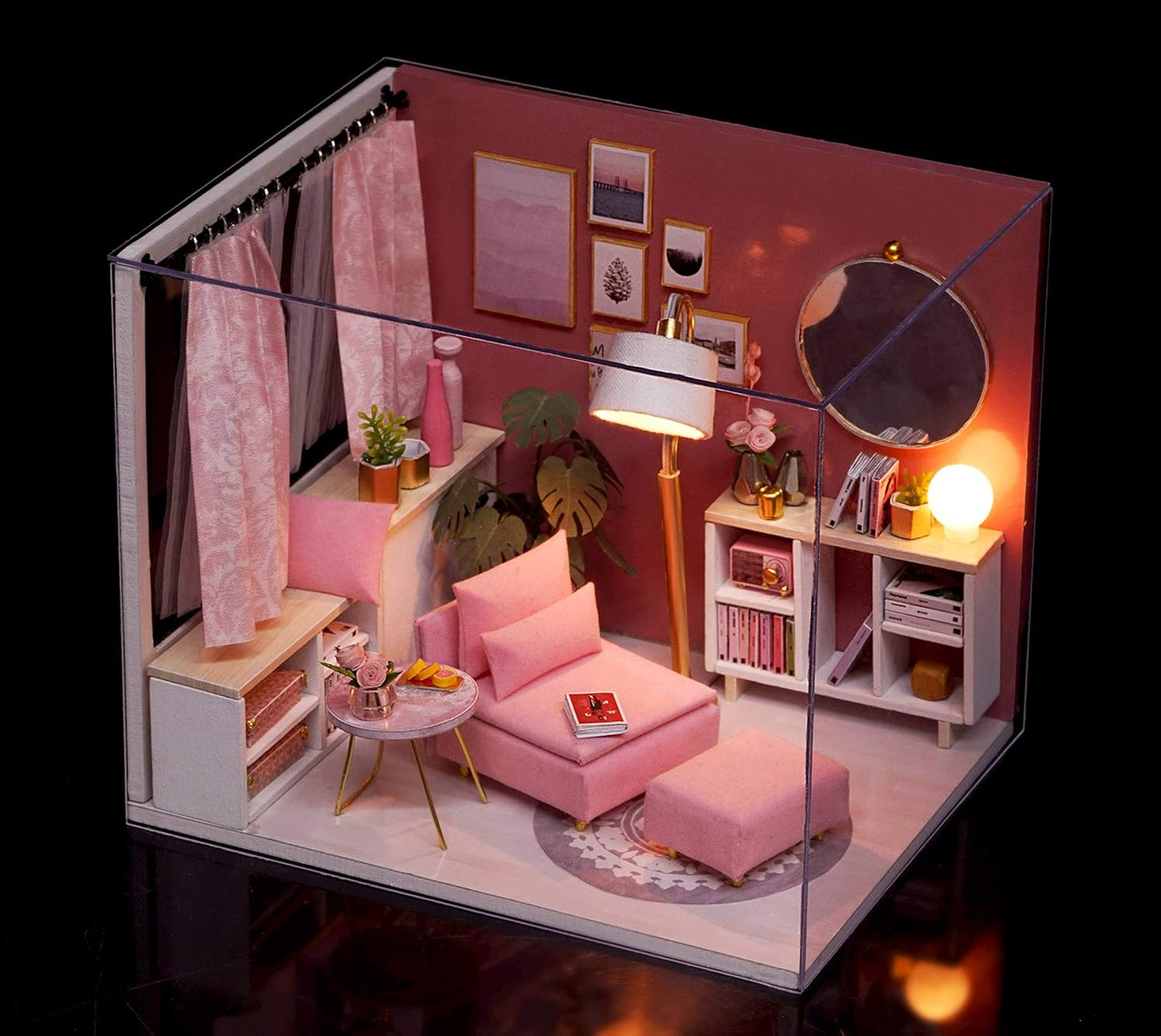 Pink Dream DIY Dollhouse Room Kit