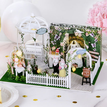 Country Wedding DIY Miniature Dollhouse Kit