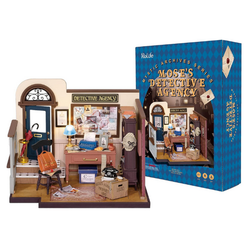 Rolife Mose's Detective Agency DIY Dollhouse Kit