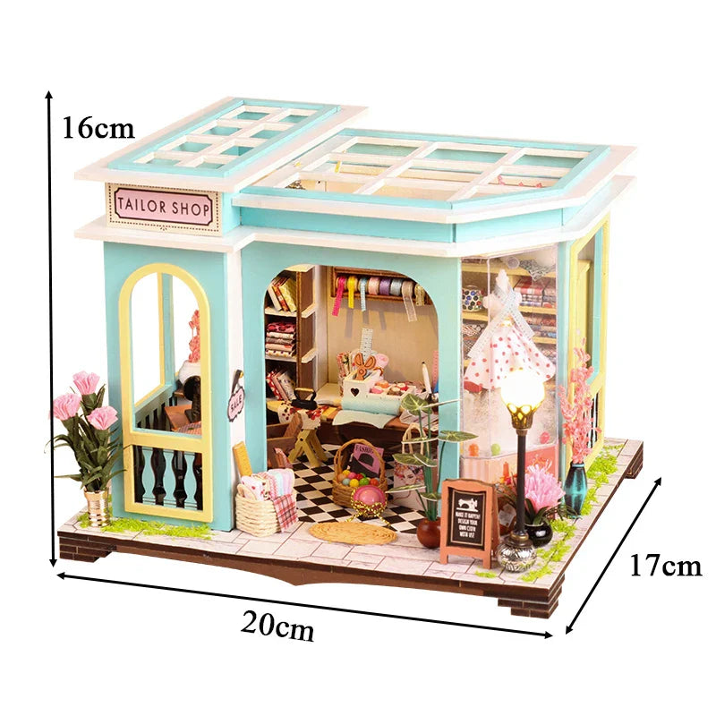 Tailor Shop DIY Dollhouse Kit - Mycutebee