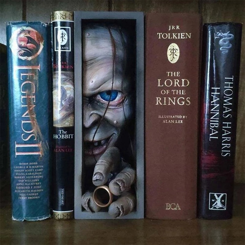 Gollum Resin Sculpture Bookshelf Insert