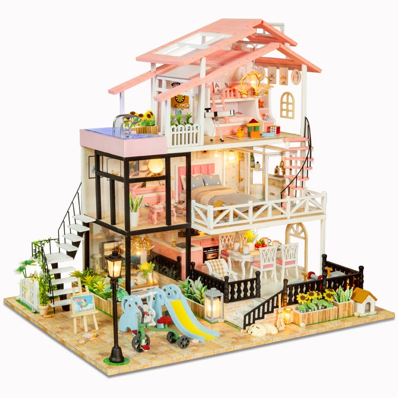 First Sight Love Villa DIY Miniature House Kit - Mycutebee