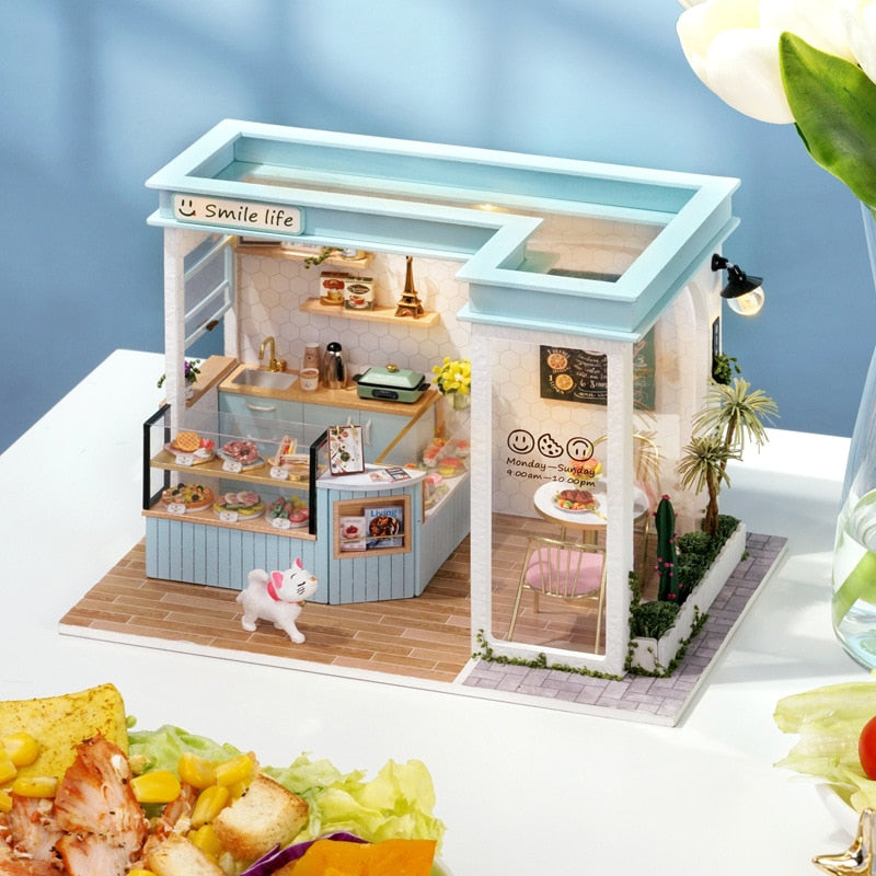 Cute Shop-Tea Lab Smile Life DIY Miniature Shop - Mycutebee