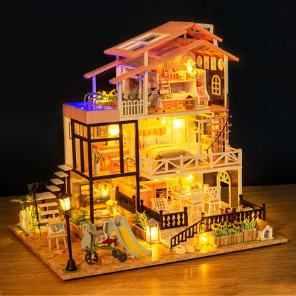 First Sight Love Villa DIY Miniature House Kit - Mycutebee