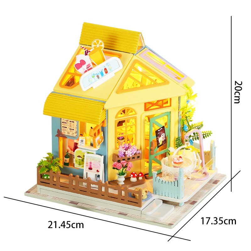 Lemon Tea Shop DIY Miniature Shop Kit - Mycutebee