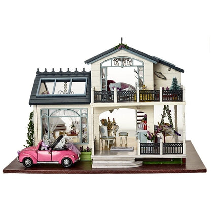 Cutebee Provence Lavender DIY Dollhouse Kit