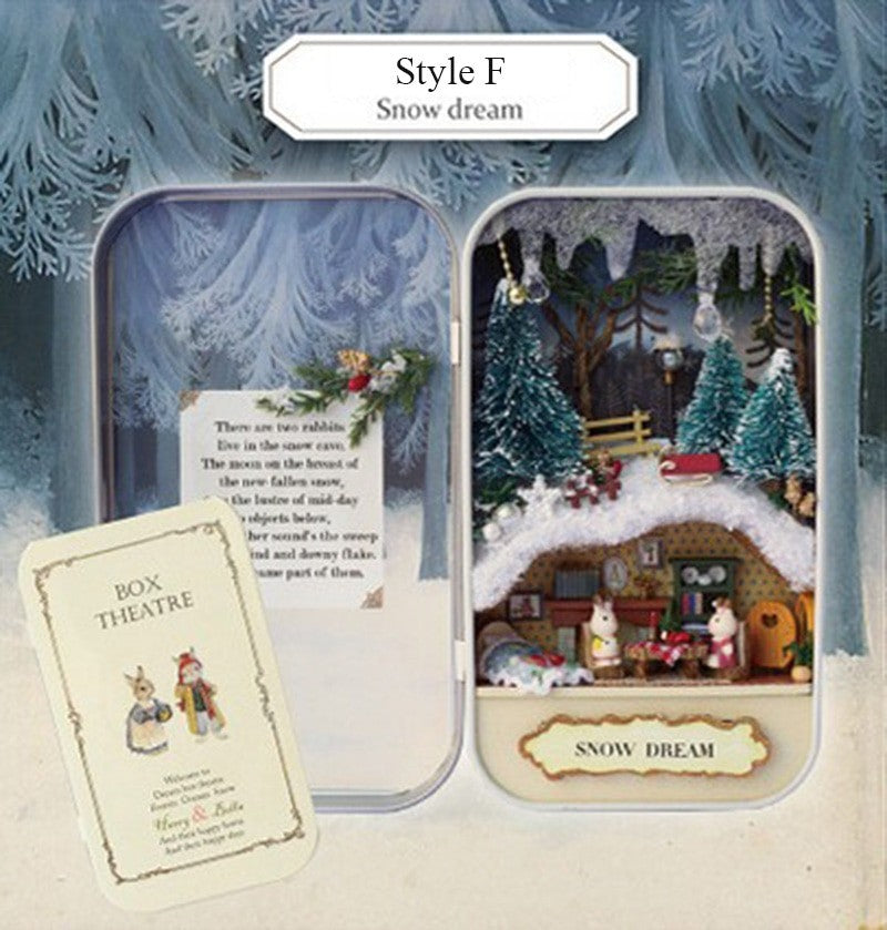 Snow Dream DIY Box Theatre Kit - Mycutebee