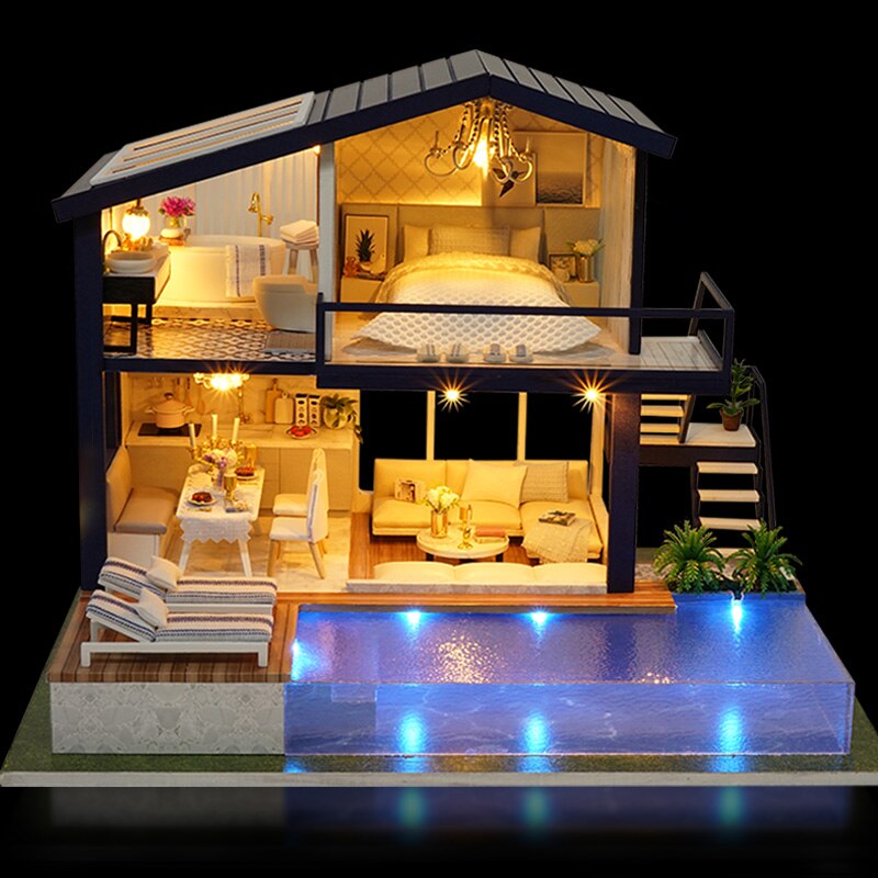 Cutebee Time Apartment DIY Dollhouse Kit