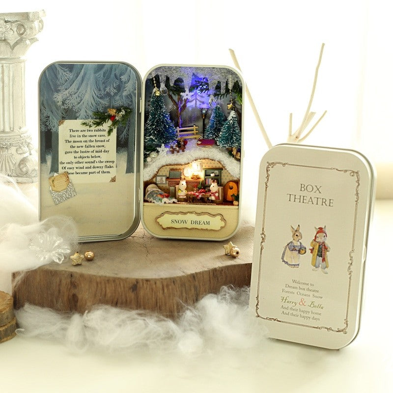 Snow Dream DIY Box Theatre Kit - Mycutebee