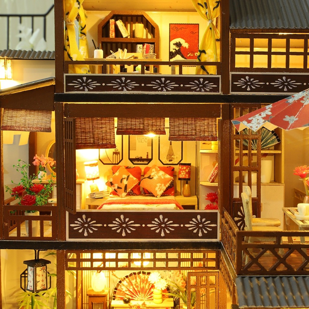 Spring Hours Japanese DIY Dollhouse Kit