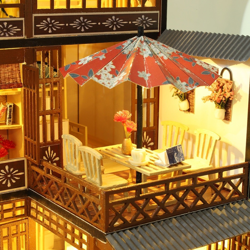 Spring Hours Japanese DIY Dollhouse Kit