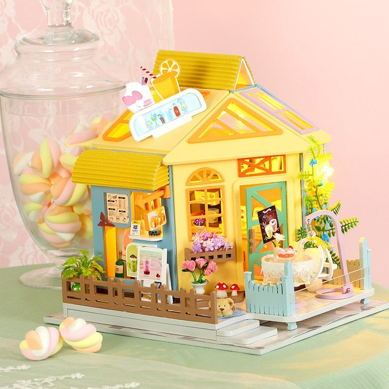 Lemon Tea Shop DIY Miniature Shop Kit - Mycutebee