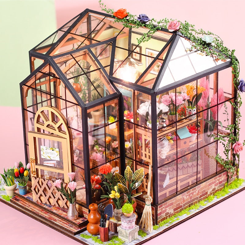 Jenny Greenhouse DG2022A DIY Miniature House Kit - Mycutebee