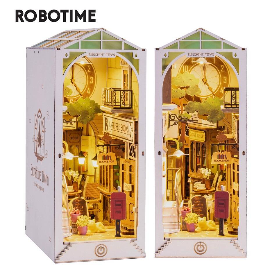 Robotime Rolife Sunshine Town Book Nook Kit