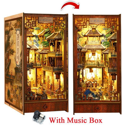 Chinese Ancient Town DIY Book Nook Kit