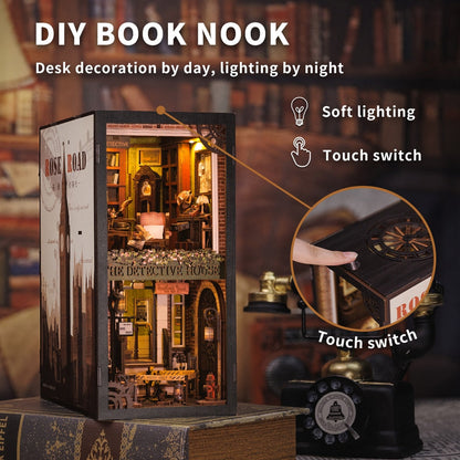 Cutebee Rose Detective Agency DIY Book Nook Kit