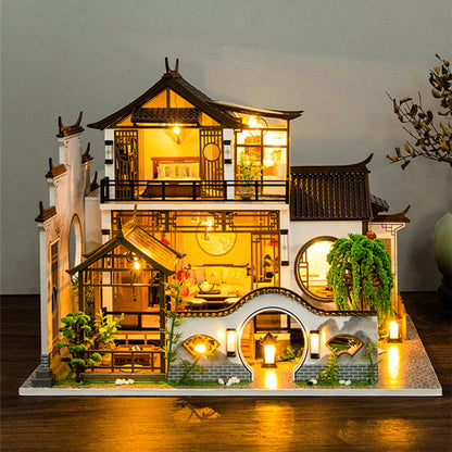 Japanese Ancient Casa DIY Wooden Doll House - Mycutebee