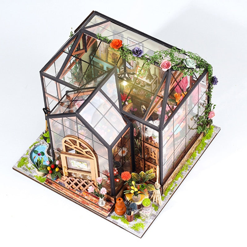 Jenny Greenhouse DG2022A DIY Miniature House Kit - Mycutebee