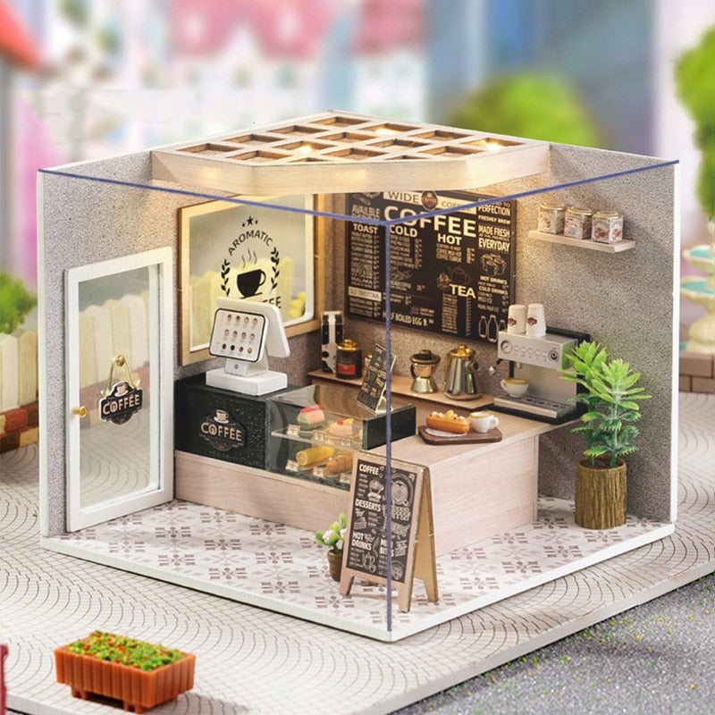 Leisurely Coffee Shop H21A DIY Miniature House - Mycutebee