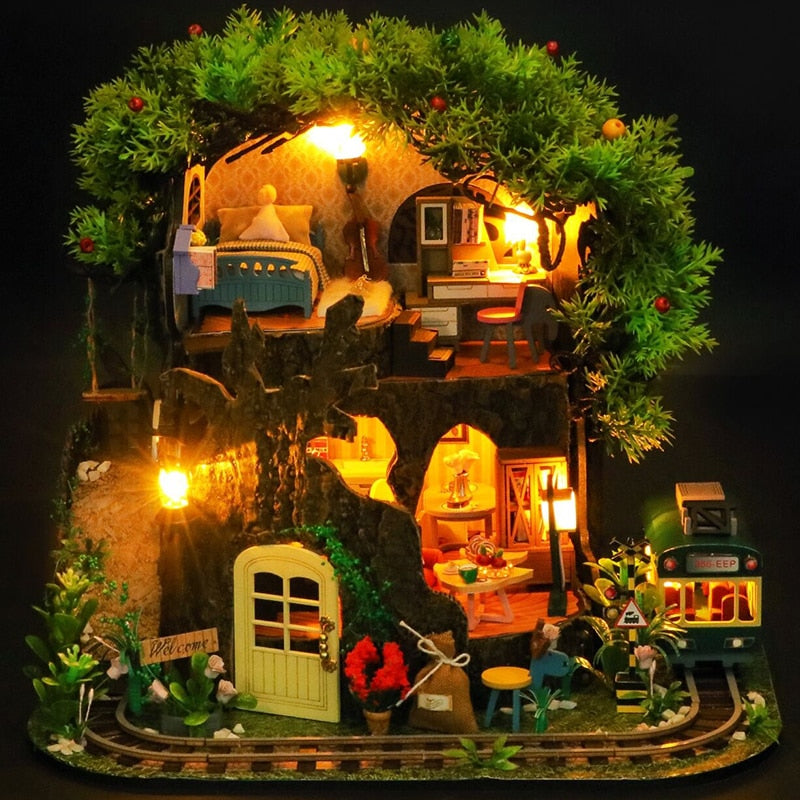 Dense Woods 2232 DIY Wooden Miniature - Mycutebee