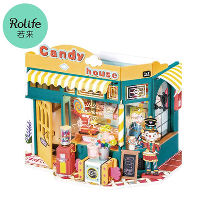 Rolife DG158 Rainbow Candy House DIY Dollhouse - Mycutebee