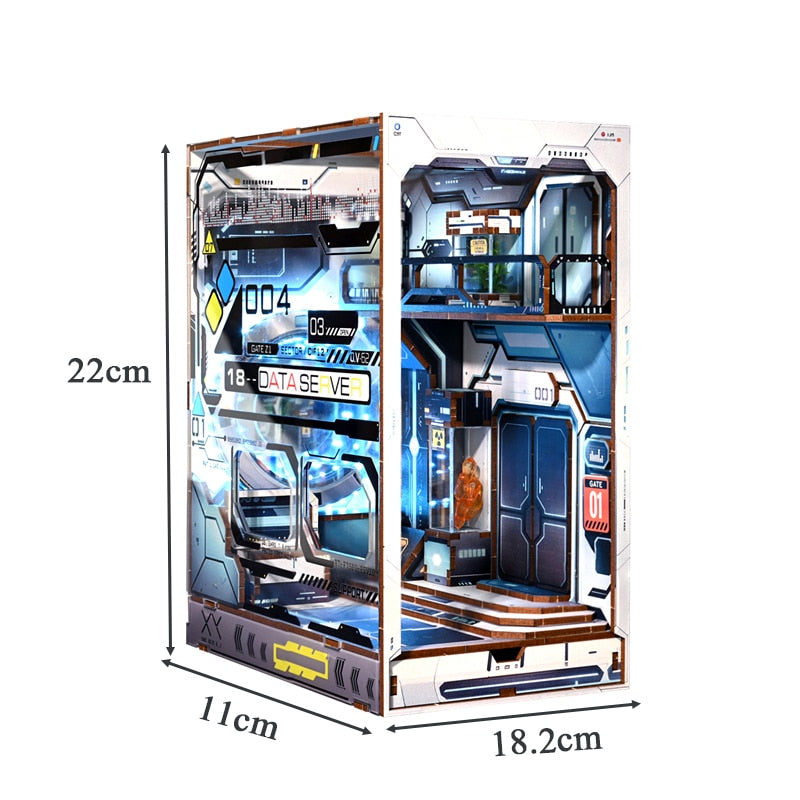 Sci-fi Alien Hub DIY Book Nook Kit