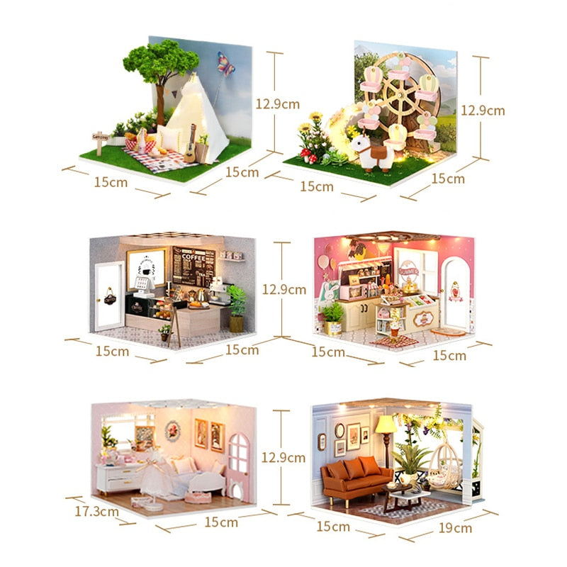 My Little Scene DIY Dollhouse Kit - Mycutebee