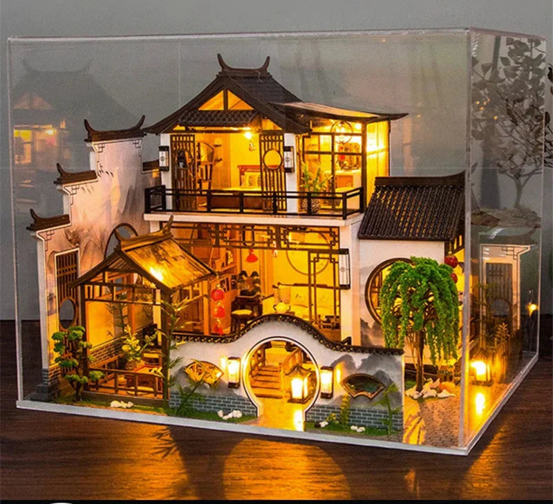 Japanese Ancient Casa DIY Dollhouse Kit