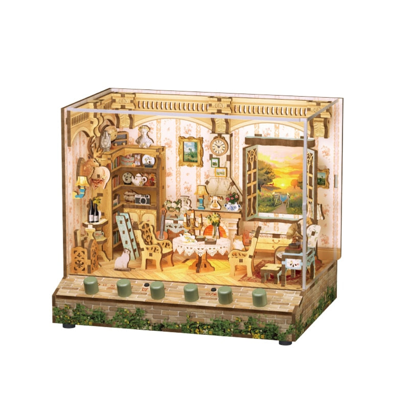 Van Gogh's Bedroom DIY Dollhouse Kit - Mycutebee