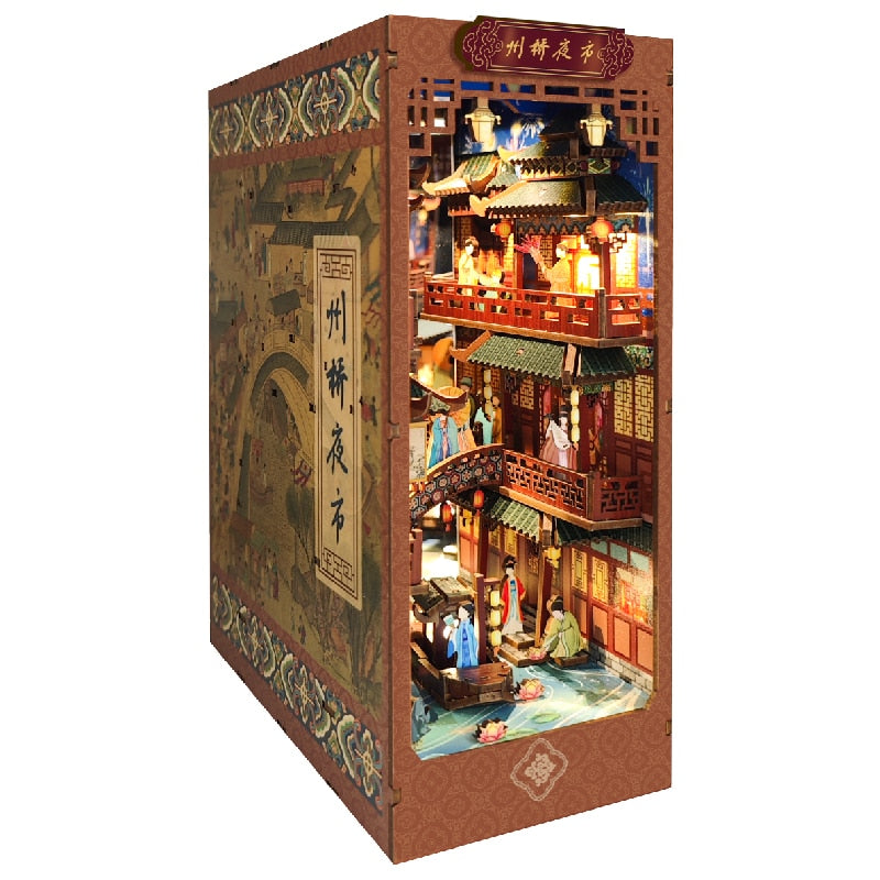 Chinese Ancient Night Market DIY Book Nook Kit