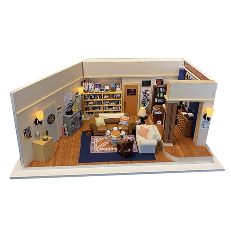 Central Perk Cafe DIY Dollhouse Kit - Mycutebee