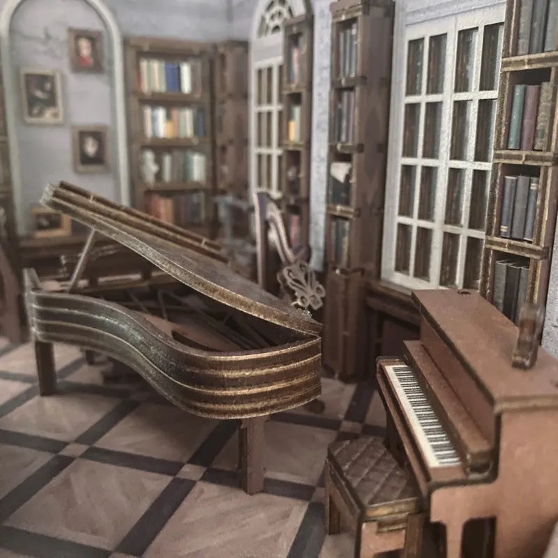 Secret Piano Room DIY Book Nook Kit