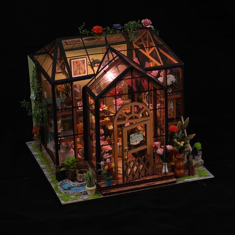 Jenny Greenhouse DG2022A DIY Miniature House Kit - Mycutebee