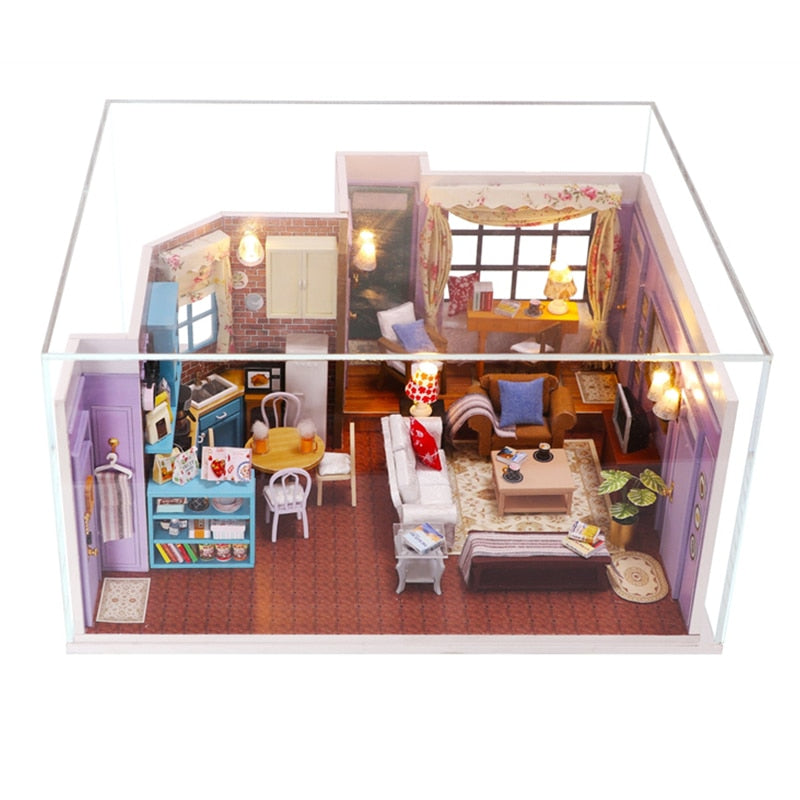 Central Perk Cafe DIY Dollhouse Kit - Mycutebee