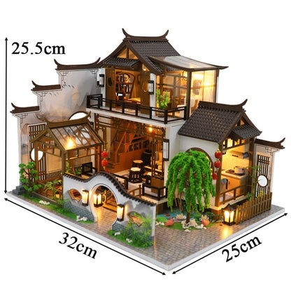 Japanese Ancient Casa DIY Wooden Doll House - Mycutebee