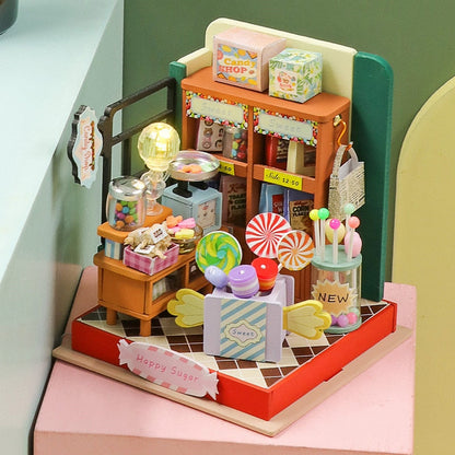 a doll house with a lot of toys in it