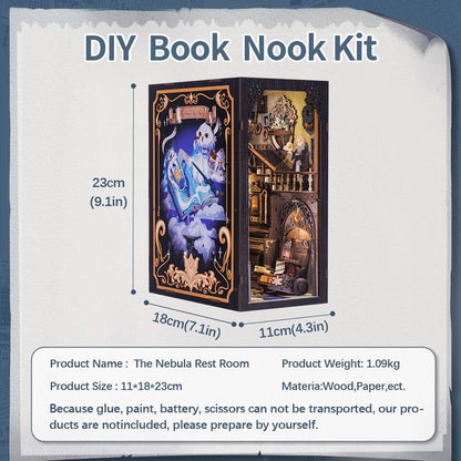 Cutebee Nebula Common Room DIY Book Nook Kit