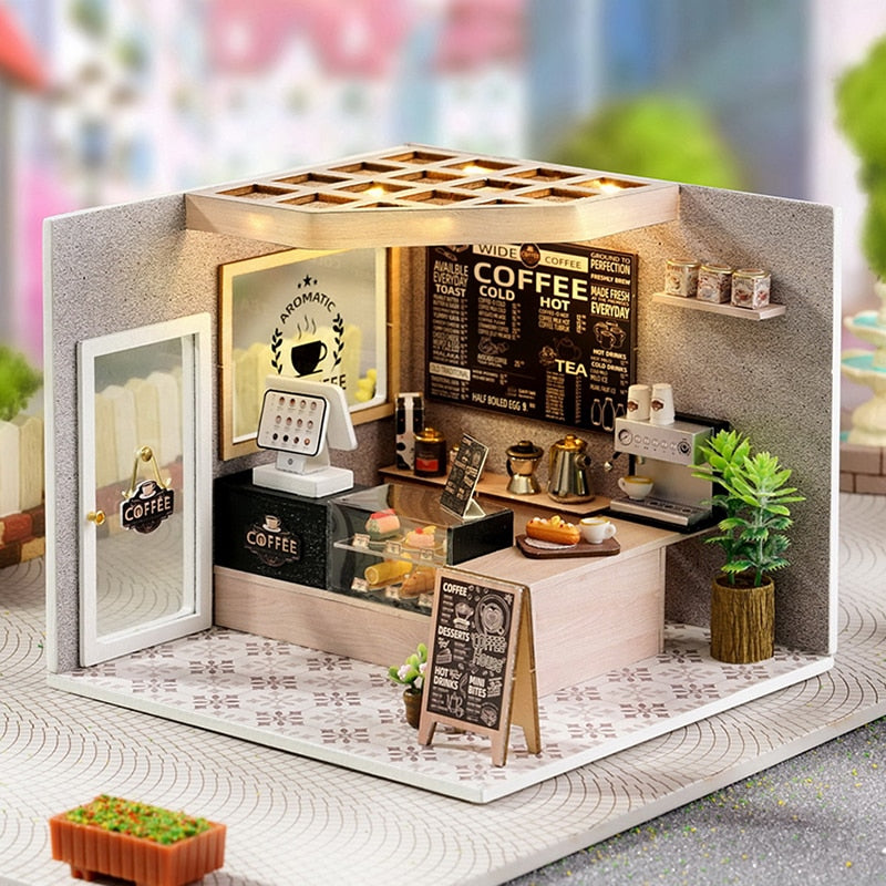 Leisurely Coffee Shop H21A DIY Miniature House - Mycutebee